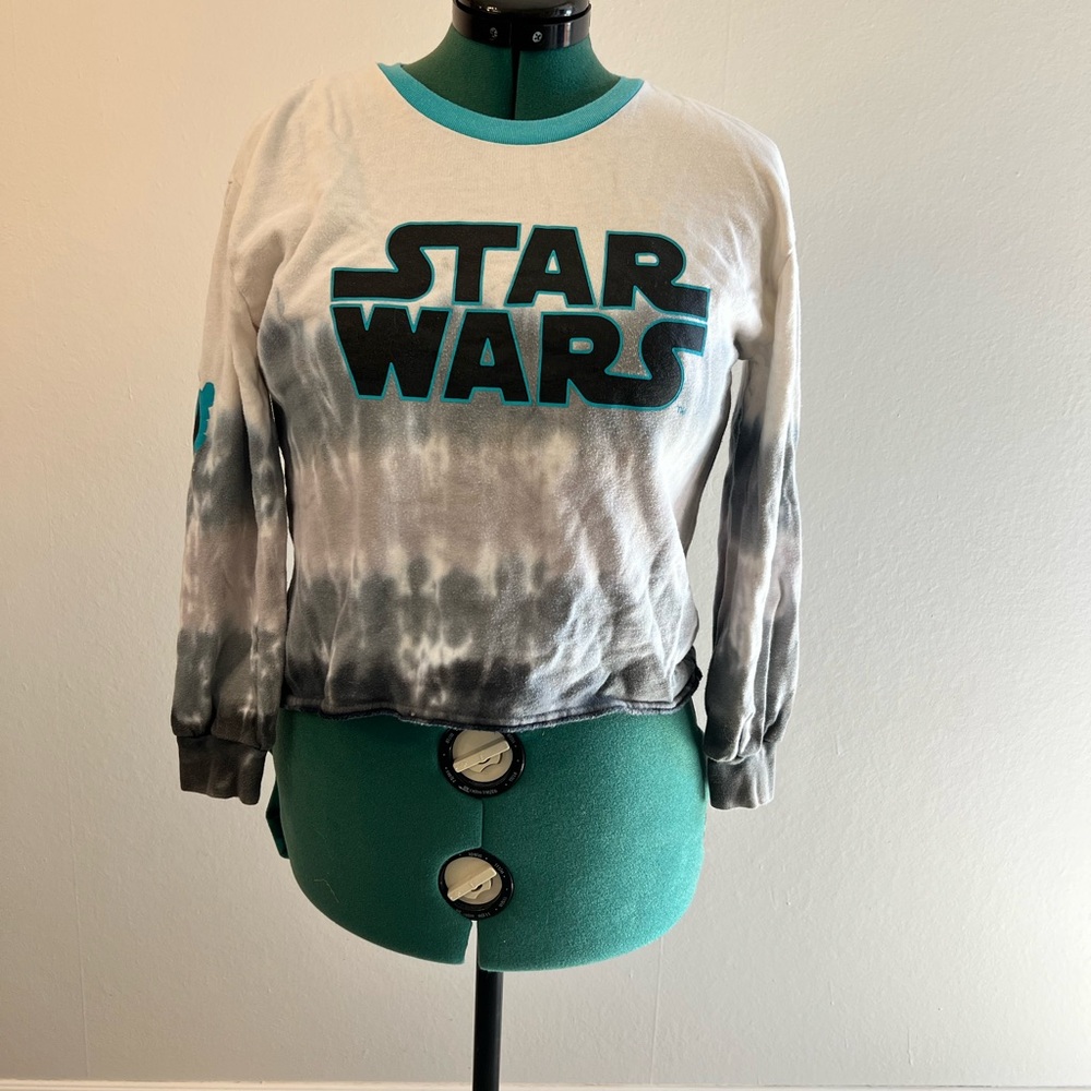 Star Wars Tie-Dye Fleece Lined Long Sleeve Sweatshirt Our Universe XL